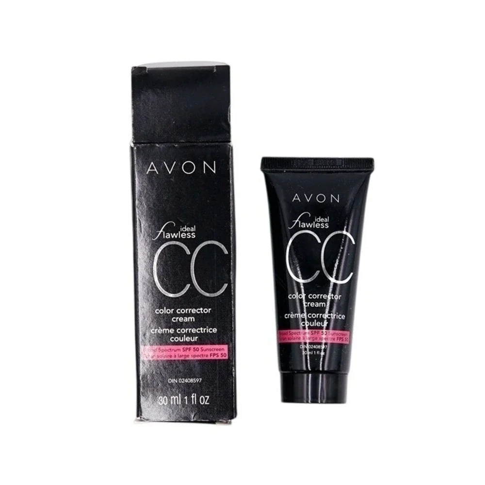 Avon - Ideal Flawless CC Color Corrector Cream - Light Medium - 1 oz -‎ NOS